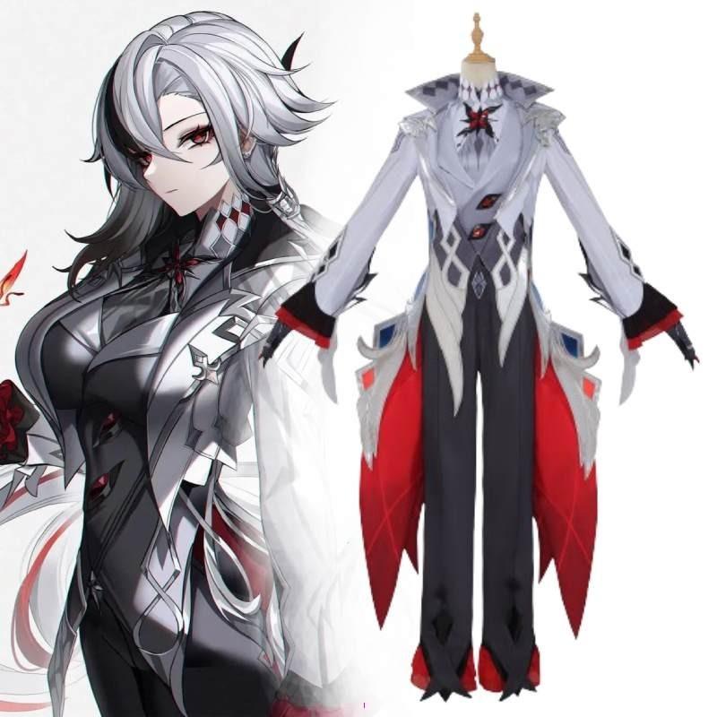 Impact Arlecchino Genshin Cosplay Costume Game Cartoon Virtual Character Party