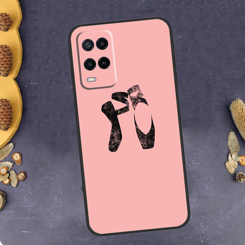 Ballet Shoes Phone Case For Oppo A40 A60 A80 A78 A98 A18 A38 A58 A74 A94 A54 A16 A76 A96 A15 A17 A77 A57S