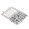 1220 Bucăți Kit Șuruburi cu Cap Hexagonal din Oțel Inoxidabil 304, Piulițe, Saibe, Rezistență Puternică la Uzură M2 M3 M4 M5