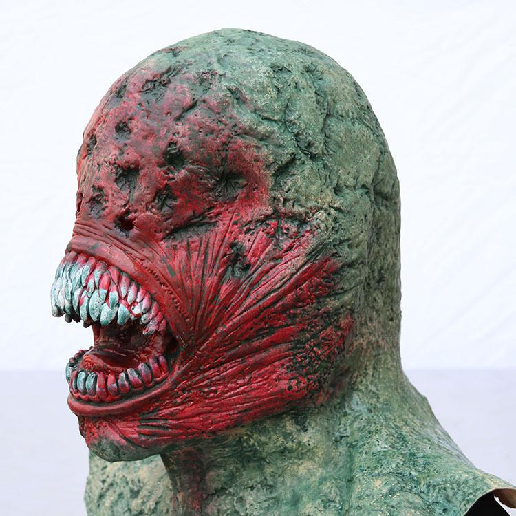 Horror Latex Masker Voor Halloweenfeest Schrikattributen Met Realistische Gezichtsbekleding Voor Volwassenen