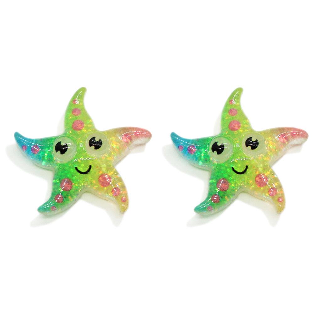 Niedliche Harz Mini Glänzende Ozean Serie Flache Rückseite Cabochons Scrapbooking DIY Schmuck Handwerk Dekoration Zubehör
