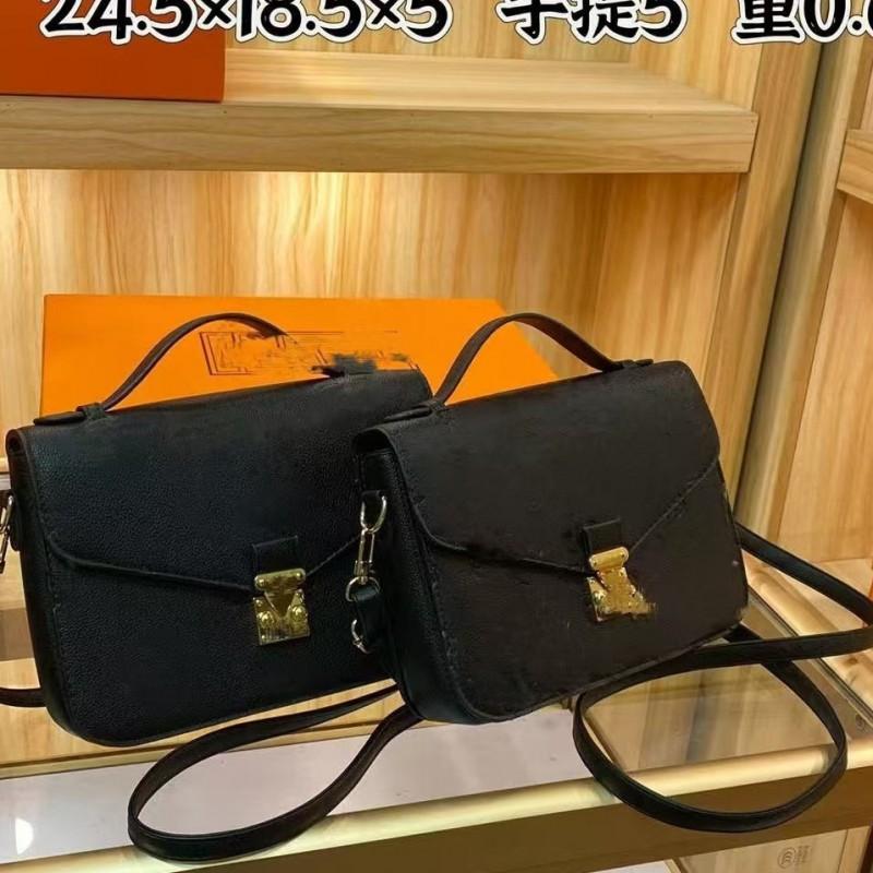 Womens PU Leather Crossbody Tote Bag With Chain Strap Square Shape Floral Print Medium Size Daily Use