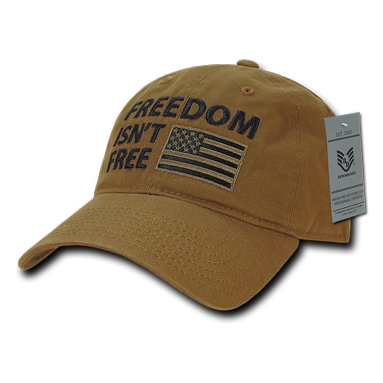 Lapideudomineonseu Freedom Isn'T Free Logo Cap (Coyote)