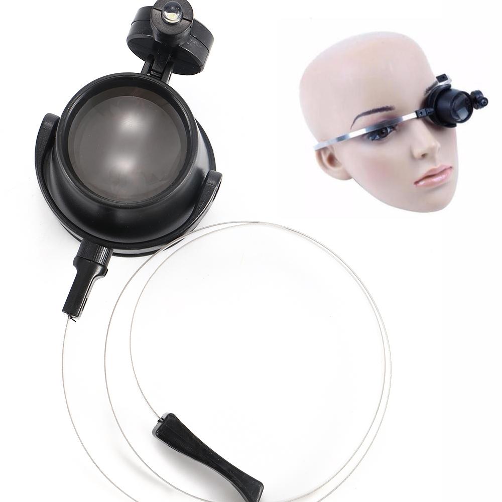 LED Bands Steel Eye Magnifying Glass Watch 15X Watchmakers Loupe Magnifier Circuit Jewelers