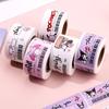 120Pcs Cute Sanrio Kuromi My Melody Stickers Roll Kawaii Cartoon Thank You Sealing Labels Sticker Anime Vinyl Decoration Decals