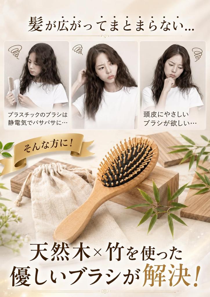 by Scalp Hair Paddle Cushion Scalp Scalp Scalp Hair [Recommended Experts] Brush, Brush, Brush, Brush, Massager, Care, Comb, Women's, Men's, Wooden,