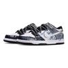Nike Dunk Cushioning, Wear Resistant Low top Skateboard Shoes Men's Black White DD1391-100(Team152-)