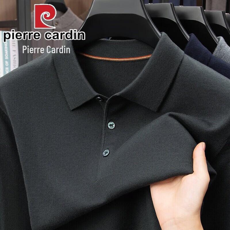 

Pierre Cardin Men s Lightweight Polo Collar Knit Sweater 4XL
