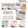 Multi-piece Baby Crib Bedding Set, Four-season Use, Pure Cotton Fabric, Available In Multiple Cute Designs