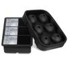 Ice Tray Ice Cube Ball Maker Mold Silicone Box Easy Release with Lid for Bar Home