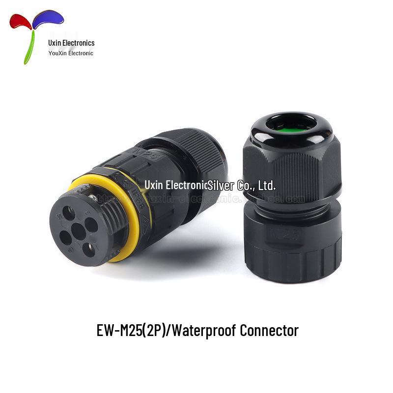 

EW-M25 IP68 Outdoor Waterproof Cable Connector (2/3/4/5 Pin)