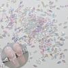 Popular Flat Back Rhombus Glass Nail Diamond Shiny Crystal Cubic Zirconia Nail Charms Nail Art Rhinestone