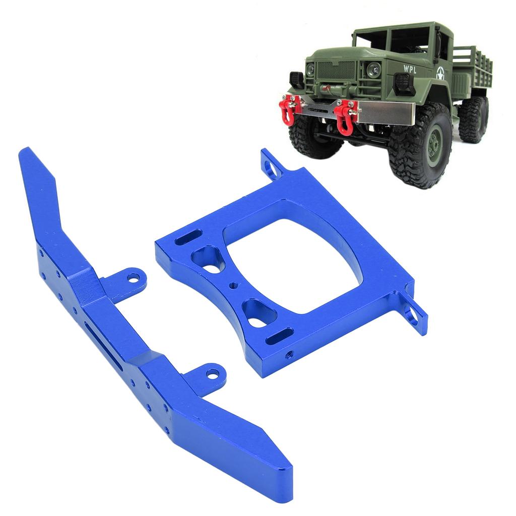 RC Metal Bumper Front Rear Car Set Aluminum for WPL B14 B16 Q60 Q61 1Celsius16 Remote Control Car