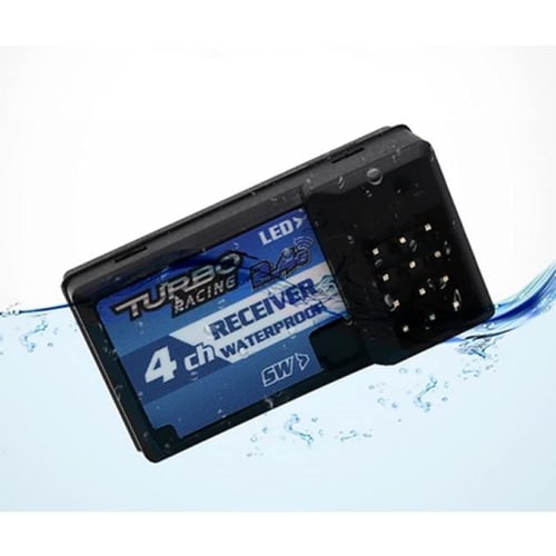 UltraPower TURBO RACING 4-Channel Waterproof 2.4GHz Radio (RX41)