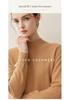 Lekasha Women's 100% Pure Cashmere Half-High Neck Pullover Knitwear for Autumn and Winter