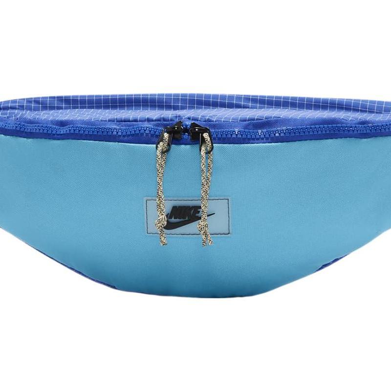 Nike Nylon Crossbody Bag, Fanny Pack Regular Unisex Blue Casual DJ1620-405