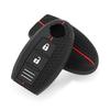 Silicone Key Case For Nissan Tiida Qashqai J11 J10 Micra Kicks Altima X-Trail Fuga Navara Leaf Note Sentra Murano Car Key Cover