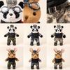 Rabbit Panda Plush Stuffed Toy Removable Military Souvenir Xmas Gift
