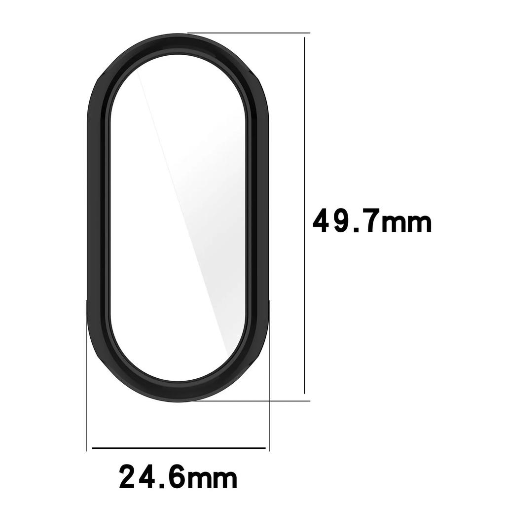 TPU Hülle für Xiaomi Smart Band 10 9 8 NFC Weicher Bildschirmschutz Rahmen Bumper für Xiaomi Mi Band 10 Keramik Mi Band 9 8 Abdeckung Schale