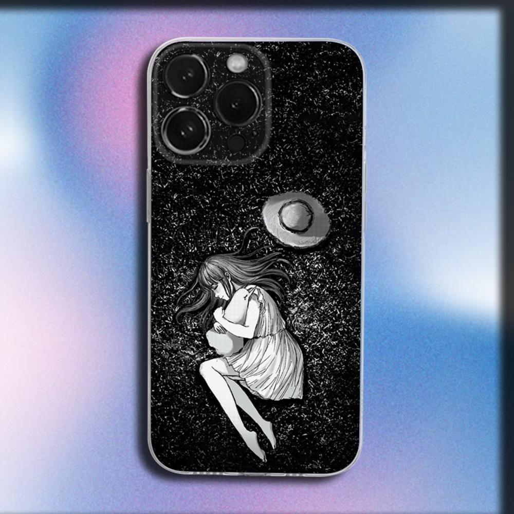 Goodnight P-Punpun Phone Case For iPhone 16,15,14,13,12,11 Plus,Pro,Max,XR,XS,X,Plus,SE,Mini Transparent Soft Cover