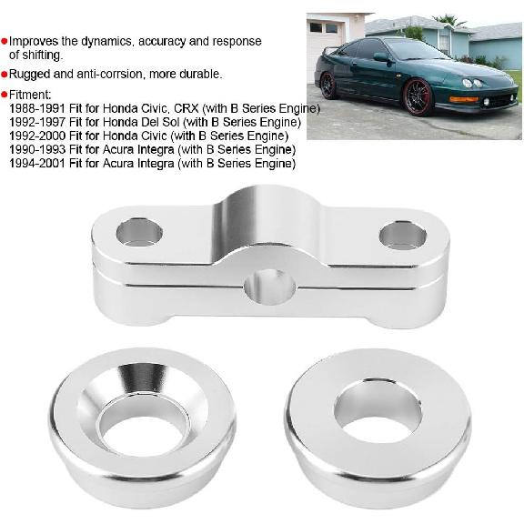 for Shifter Stabilizer Front Rear Shifter Bushing Kit Replacement Aluminum Alloy/Del Sol B16 B18