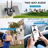 OKAM PRO Outdoor Solar Camera with 10x Optical Zoom 4G SIM PIR Motion Detection Night Vision Two-Way Audio CCTV 9000 MAh Battery