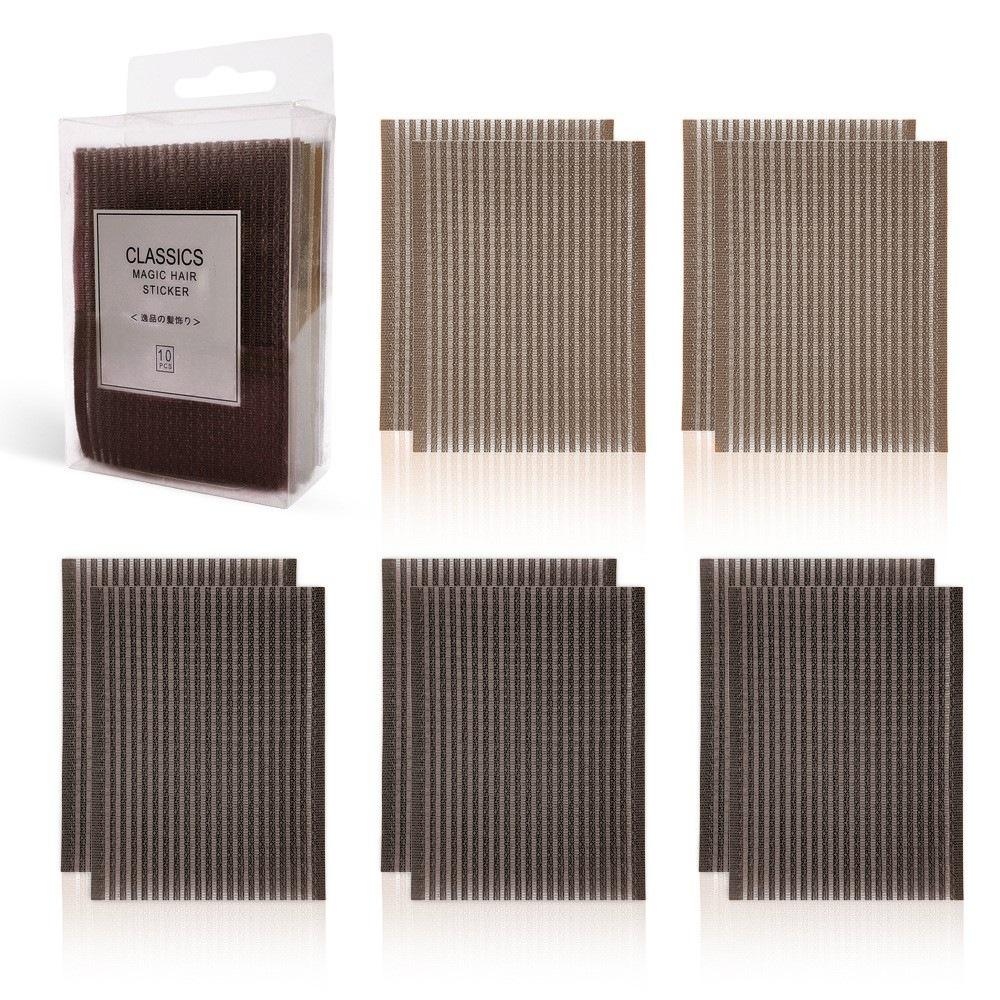 

10 шт. Цветные Пластыри для Волос Ленивый Артефакт Простой Взрослый Набор Заколок для Волос Девочки Универсальные Аксессуары для Волос