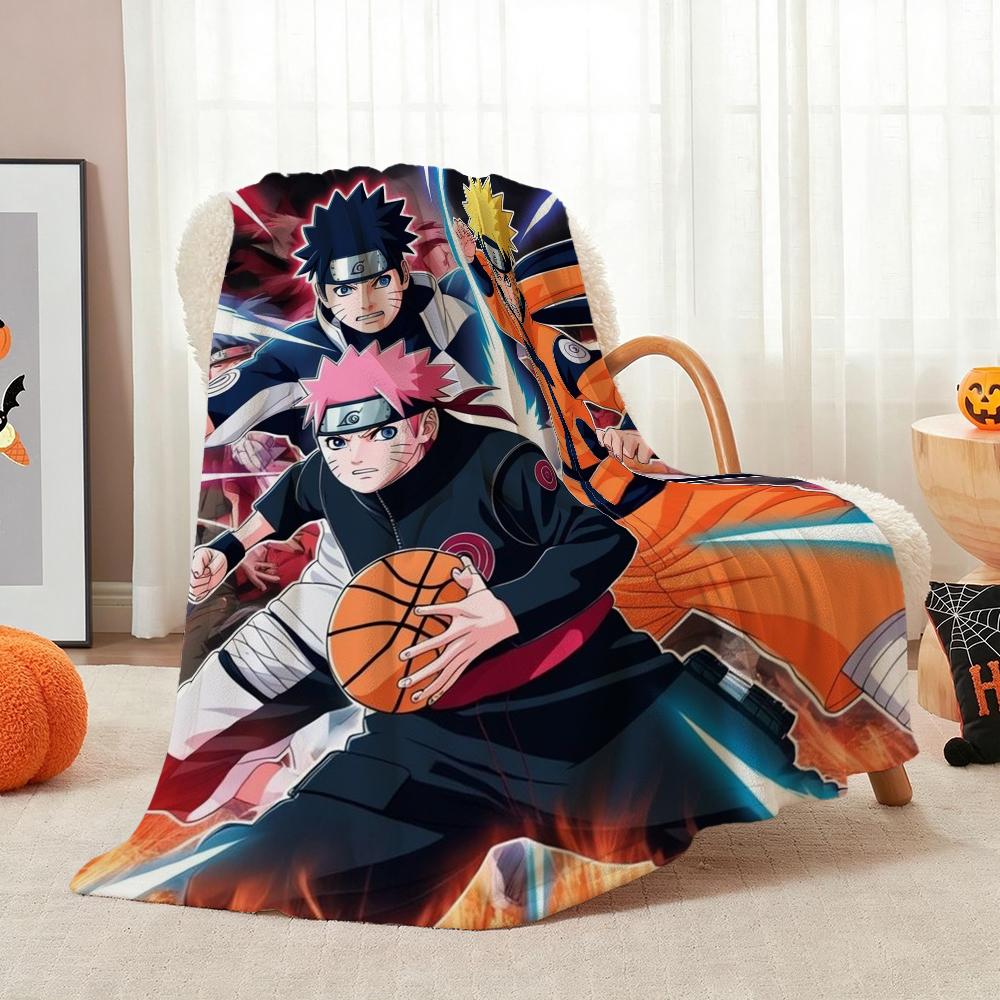 Naruto Unleashes Rasengan Theme Cute Flannel Blanket Skinfriendly Warm Fleece Blanket For Living Room Sofa Nap Home Decor Gift For Friends