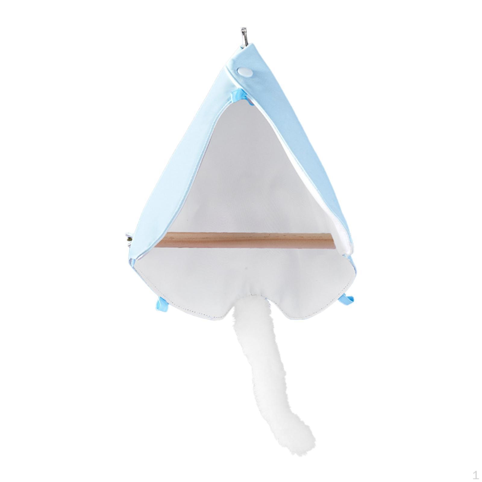 Bird Bed Hammock Multifunction Hideaway Parakeet House Parrot Nest for Budgies Cockatiels