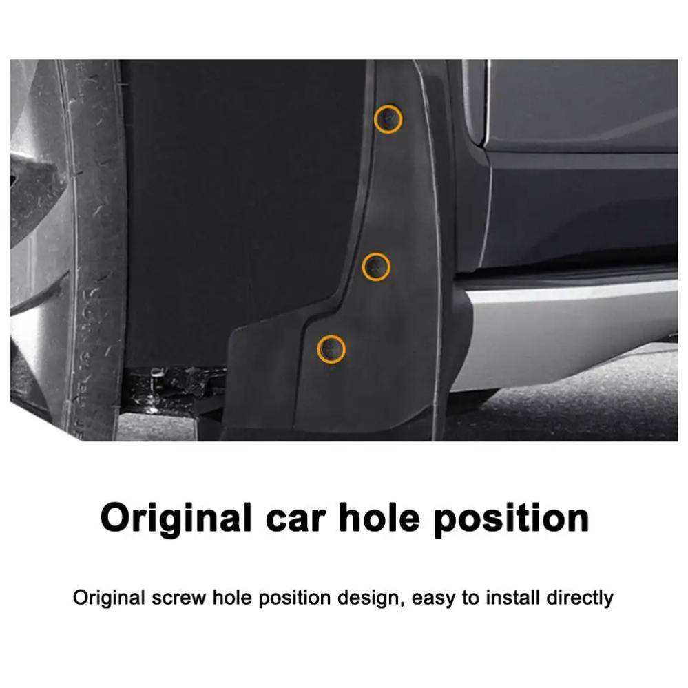 For Tesla Model Y Juniper 2025 Mudguards Mud Flaps Anti-Snow Anti-Sand Front Rear Mudflaps Guard Auto Accessories