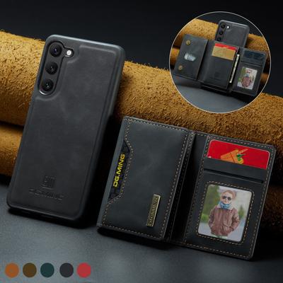 Luxus-Geldbörsenfunktion Leder-Funda-Hülle für Samsung Galaxy S23 Ultra S22 Plus S21 S20 Fe Fold 4 3 Kartentaschenhalter Telefontasche