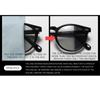 Occhiali da sole polarizzati fotocromatici con montatura TR90 alla moda Uomo Donna Occhiali da guida antiriflesso Occhiali da sole con montatura rotonda