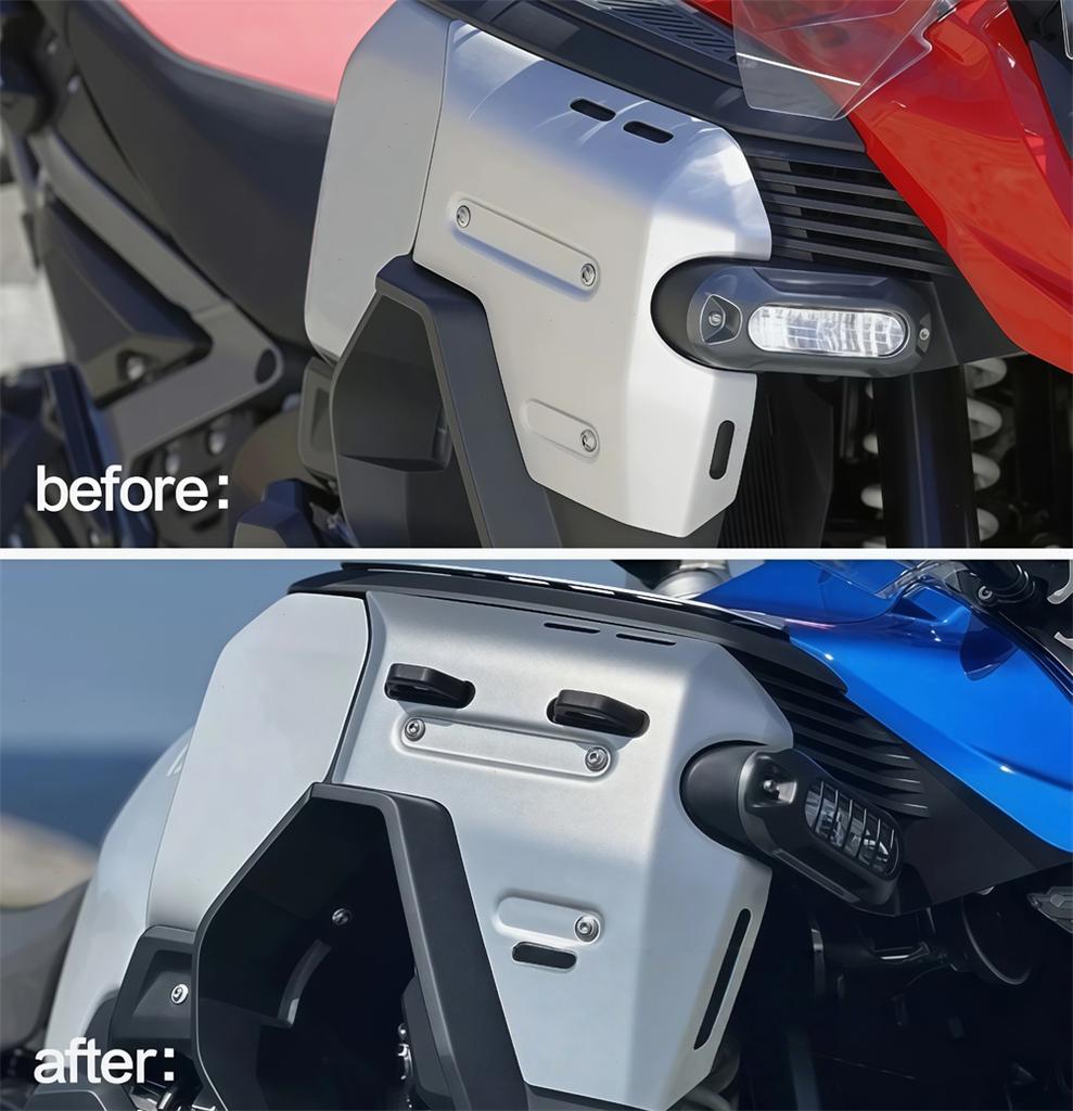 Side Panel Shield (pair)-R1300GS Silver
