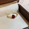 Chinese Drip Oil Gourd Open Ring - Elegant & Versatile Handcrafted Jewelry