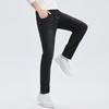 SEPTWOLVES Men's Winter Warm Fleece-Lined Straight-Leg Jeans