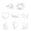Bride and Groom Embossing Cutting Dies Wedding Theme Die Cut for Birthday Card Invitation Making DIY Scrapbooking Album