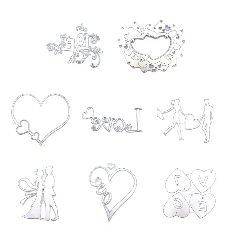 Bride and Groom Embossing Cutting Dies Wedding Theme Die Cut for Birthday Card Invitation Making DIY Scrapbooking Album