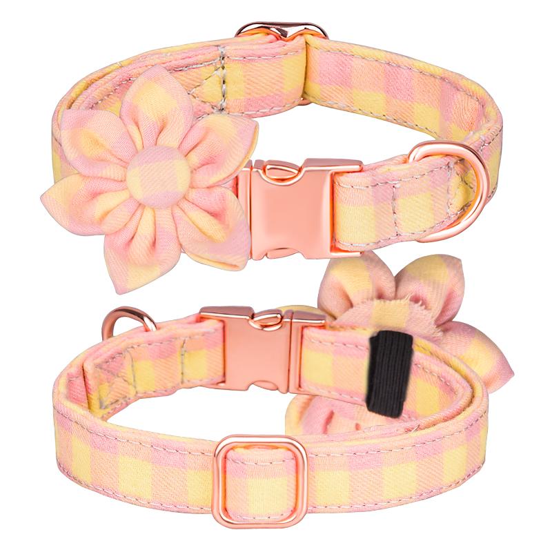 Cheap Pet Collar Flower Dog Collars puppy collar Flower Pet Collars