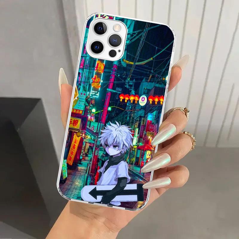 Hunter HXH Killua Phone Case for Iphone 17 Air 16 15 Plus 14 13 Mini 12 11 Pro Max 16E 7 8 SE 2020 Soft Funda Print Shell 17 Air