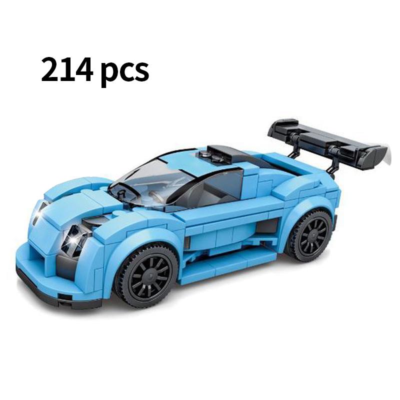 Speed Super Race Car Racing Rally Model Building Blocks Sports Kits City Classic Great Vehicle Kids Toys Technique