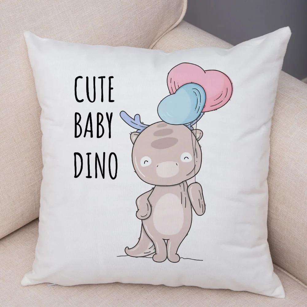 Cartoon Giraffe Monkey Decorative Pillowcase Office Living Room Car Ornaments Home Pillowcase