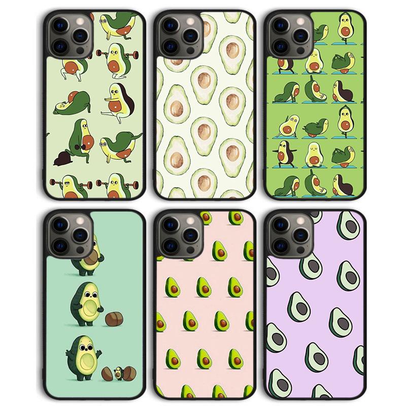 Newest Delicious Avocado Pattern Phone Case Cover for iPhone 17 Air 16 15 14 13 11 12 Pro Max Plus Shell Coque