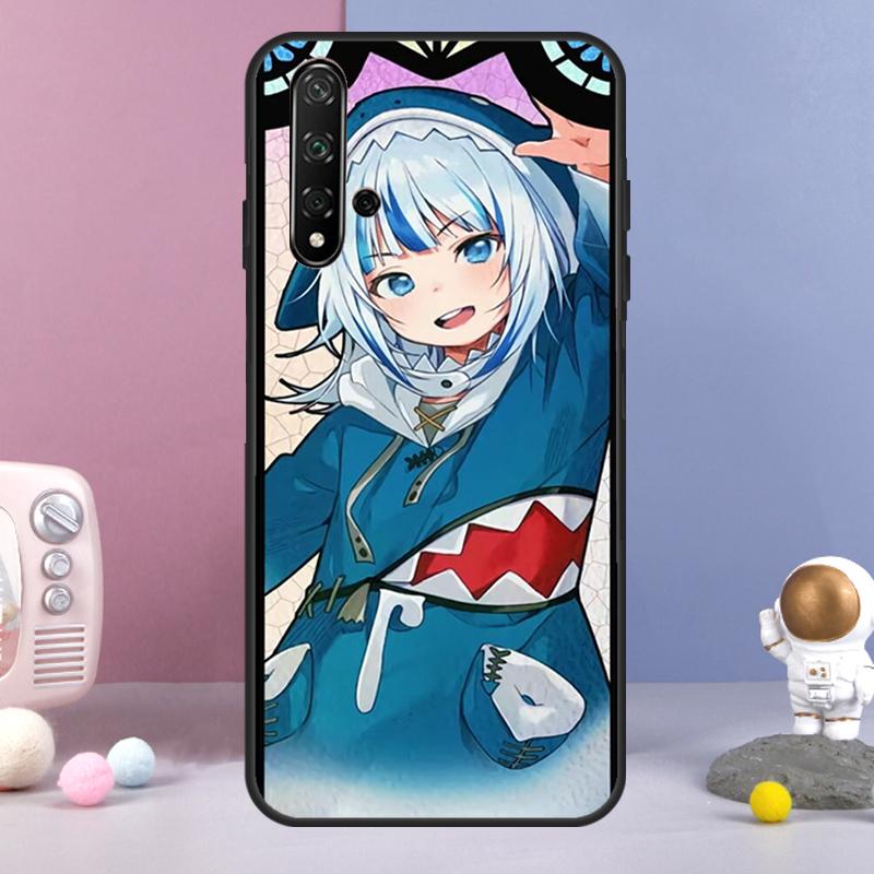 Anime Hololive Gawr Gura Für Huawei Nova Y60 Y61 Y70 Y72 Y73 Y90 Y91 9 10 SE 7i 8i 11i 12i P30 P40 Lite P60 Pro Hülle