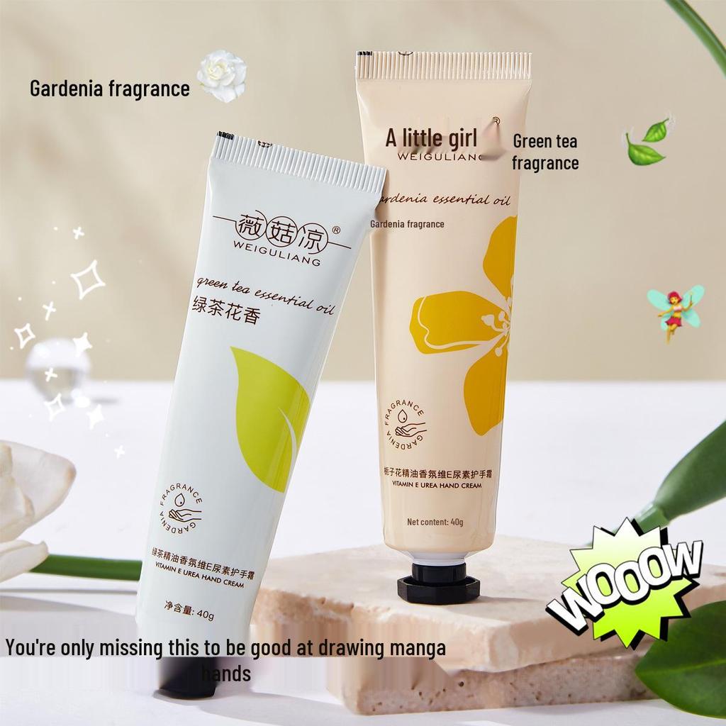 Gardenia Essential Oil Hand Cream: Hydrating, Nourishing, Non-Greasy, Portable, Ideal for Autumn/Winter.
