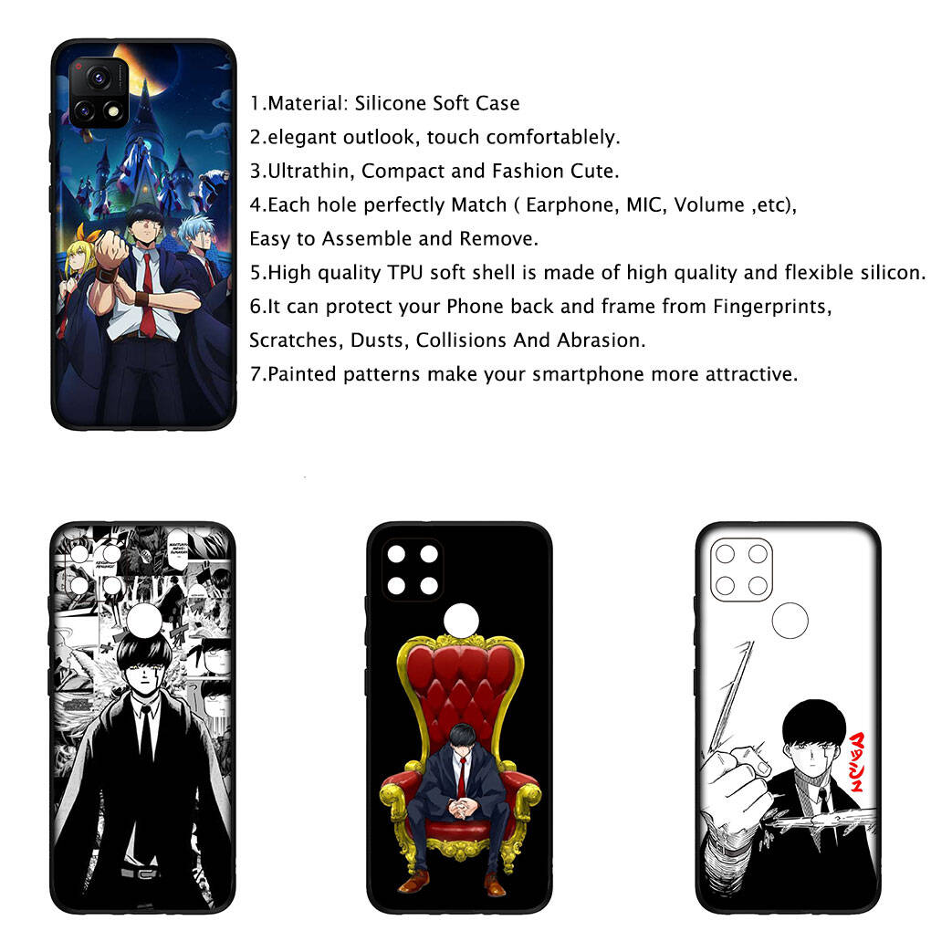 Cover for iPhone 17 16 15 Xiaomi Poco Redmi Note 14 13 12 11 Pro Max 9 16e Samsung Galaxy S25 S24 S23 OPPO Huawei Mashle Magic and Muscles Phone Case