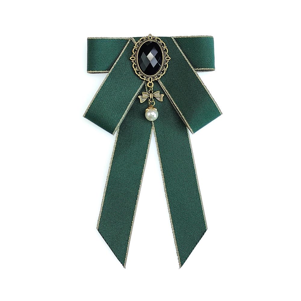 Einfarbige Fliege-Brosche im koreanischen Stil: Retro, Vielseitiges Modeaccessoire für Anzughemden