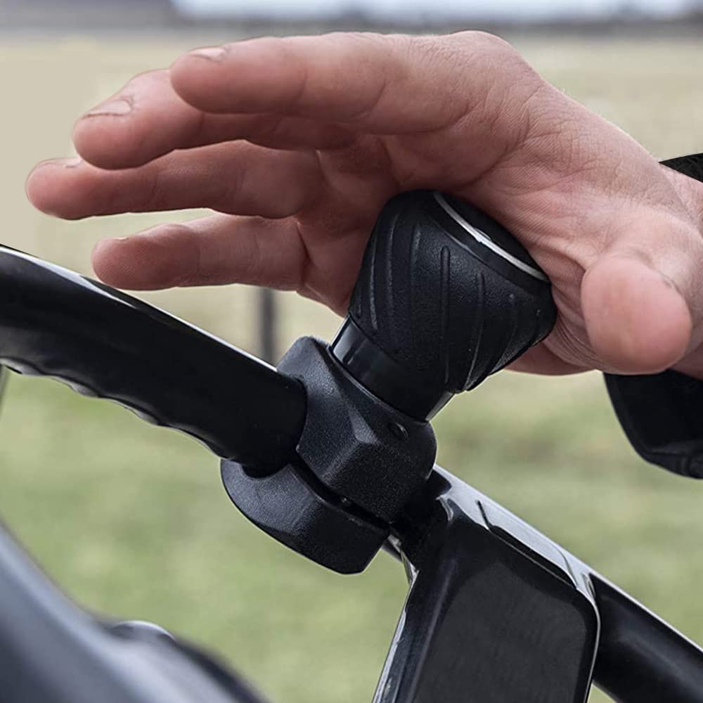 Banseko Steering Wheel Spinner Car Power Universal Fit for Lawn and More Knob, Handle, Cars, Trucks, Tractors, Mowers, Forklifts, Buses,