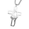 Hot Sale Men's Stainless Steel Necklace Pendant Prayer Men's Faith Gifts Gifts
