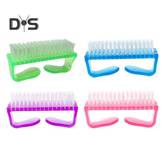 

4 шт. щетки для чистки ногтей, мягкая щетина, ручка, скребок для ногтей, скребок для ногтей, маникюрные инструменты, набор скрабовых кистей, щетка для чистки ногтей A