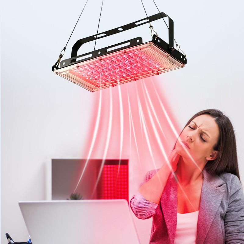 96 Bead Floor Standing Tripod Beauty Lamp Infrared Physiotherapy Light Timed Dimming Segmented Pulse Red Light Therapy Lamp